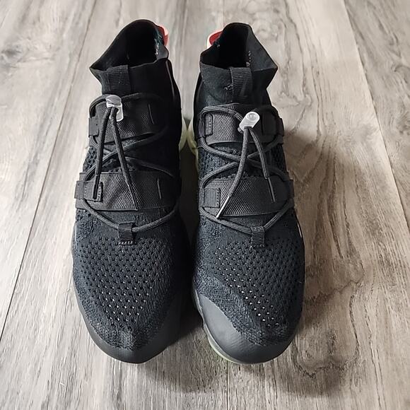 Nike Air Vapormax Flyknit Utility Black Volt Green - Size 9.5 - Picture 6 of 8